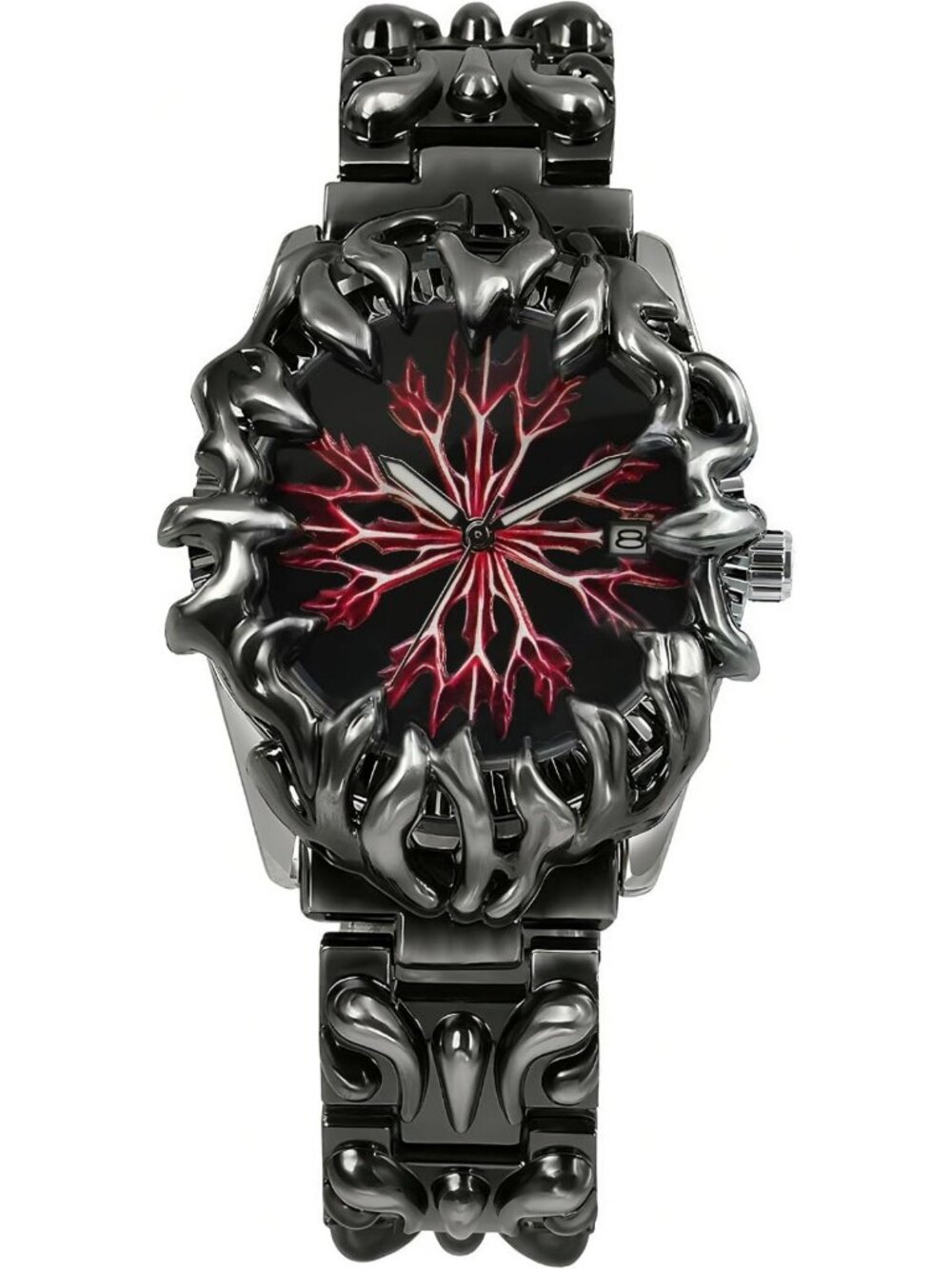 Gothic Steampunk Vintage Quartz Analog Men's Watch - Unique Fashion Accessory